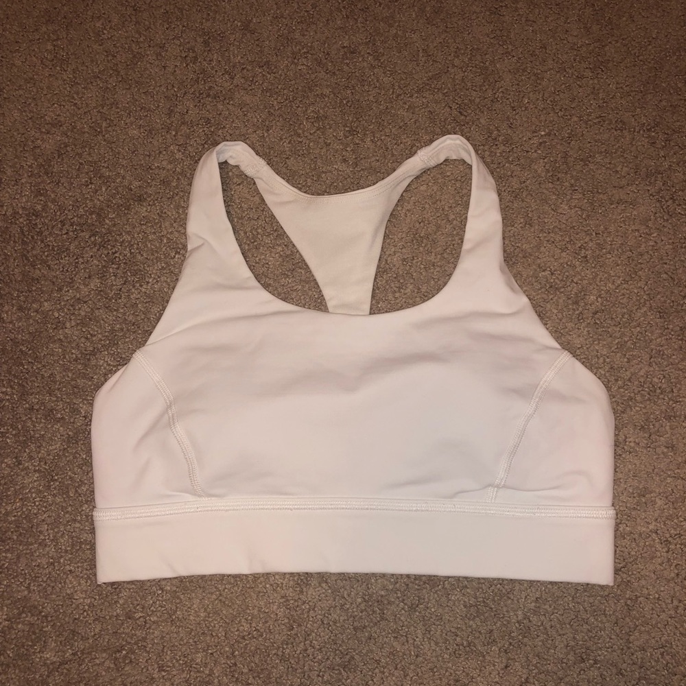 White Lululemon Sports Bra